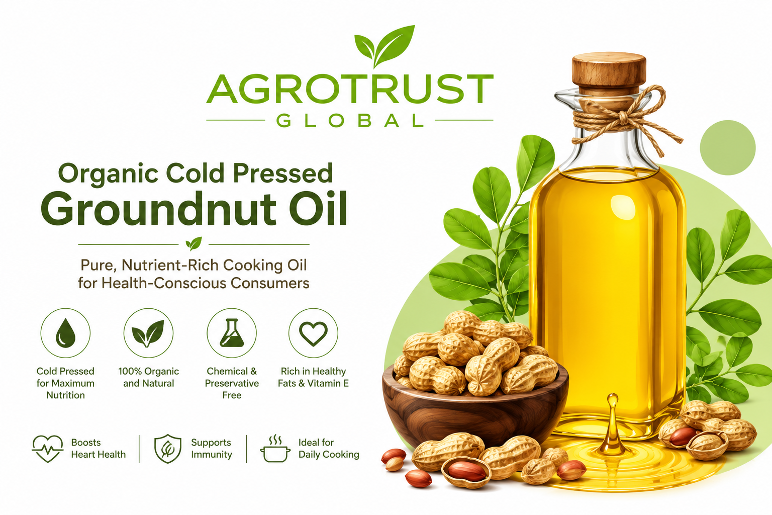 Cold Press Groundnut Oil