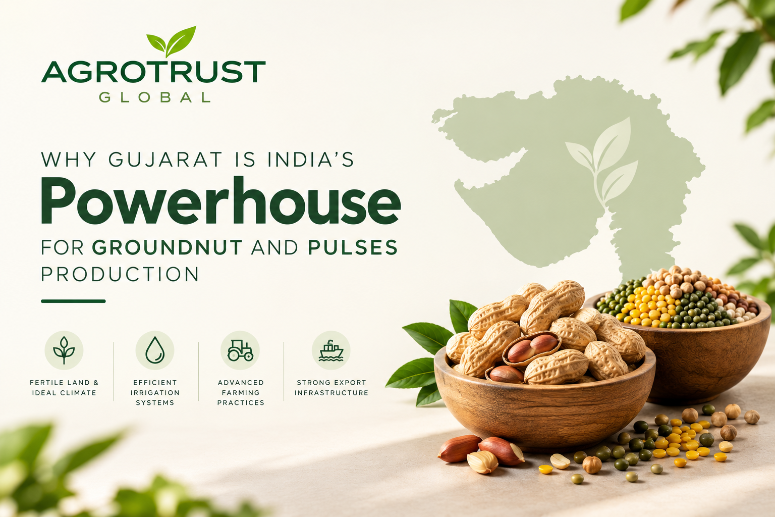 Groundnut and Pulses Production